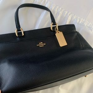 Coach polished pebble Fulton satchel purse